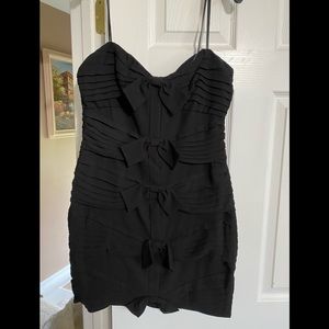 BCBG MaxAzria Strapless Bow dress Size 12